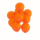Malý dekorační oranžový balónek