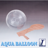 Balónek průhledný Aqua balloon 17,5 cm 