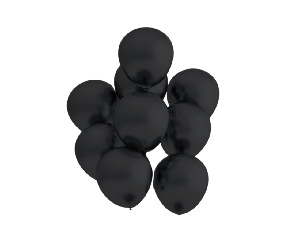 Malý dekorační balónek černý