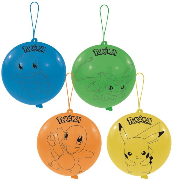 Balónky Pokémon punch ball 4 ks 40,5 cm